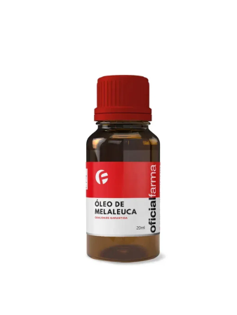 Óleo De Melaleuca 20mL 100% Puro 