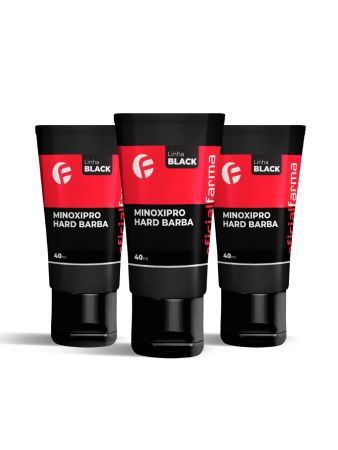 3 Minoxipro Hard Barba Black