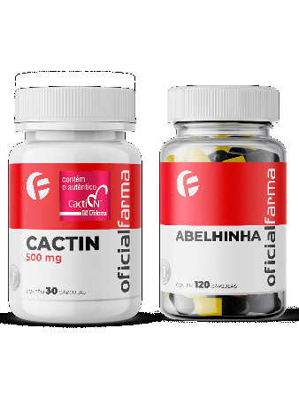 Termog&ecirc;nico "Abelhinha" 120 C&aacute;psulas + Cactin 500mg 30 C&aacute;psulas