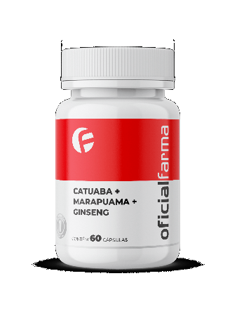 Catuaba, Marapuama e Ginseng 60 Cápsulas