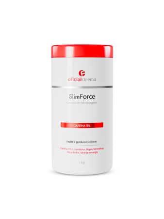 SlimForce Creme de Massagem Com Cafe&iacute;na 5% 1kg