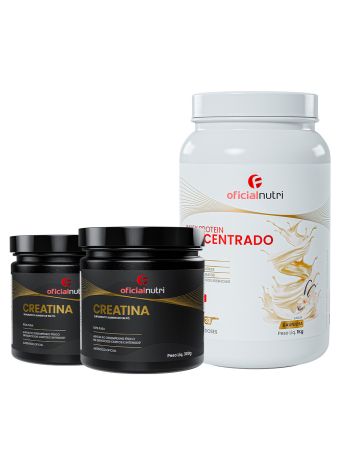 Whey Protein Concentrado + 2 Creatina 300g