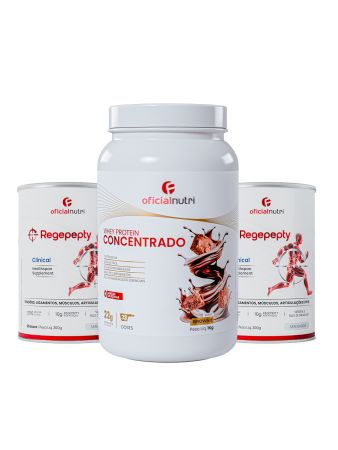 Whey Protein Concentrado + 2 Regepepty Clinical