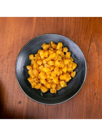 Por&ccedil;&atilde;o de Mandioquinha em Cubos