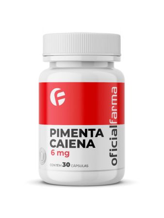 Pimenta Caiena 6mg 30 C&aacute;psulas