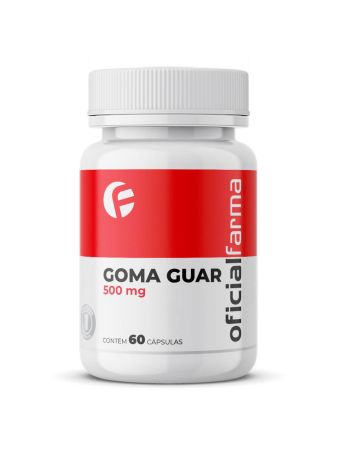 Goma Guar 500mg 60 C&aacute;psulas