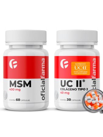 Colágeno Articular - Uc II® + Msm Enxofre Orgânico
