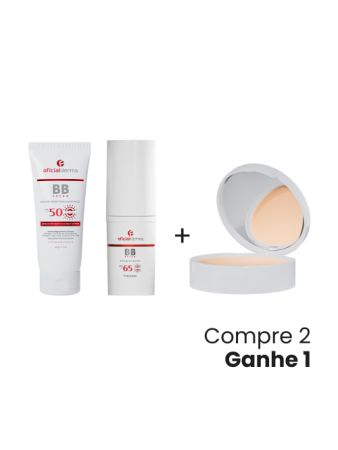 Pack Maquiagem com prote&ccedil;&atilde;o solar