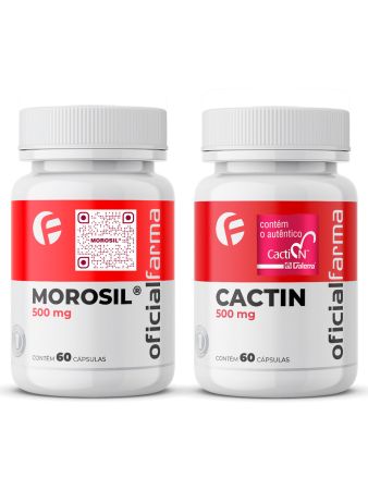 Morosil® 500mg 60 Cápsulas + Cactin 500mg 60 Cápsulas
