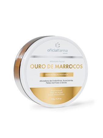 M&aacute;scara Facial Ouro de Marrocos 150g