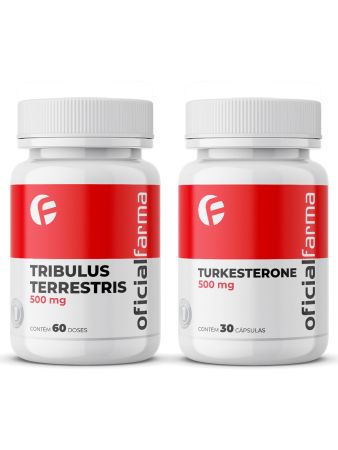 Tribulus Terrestris 500Mg 60 Doses + Turkesterone 500Mg 30 C&aacute;psulas